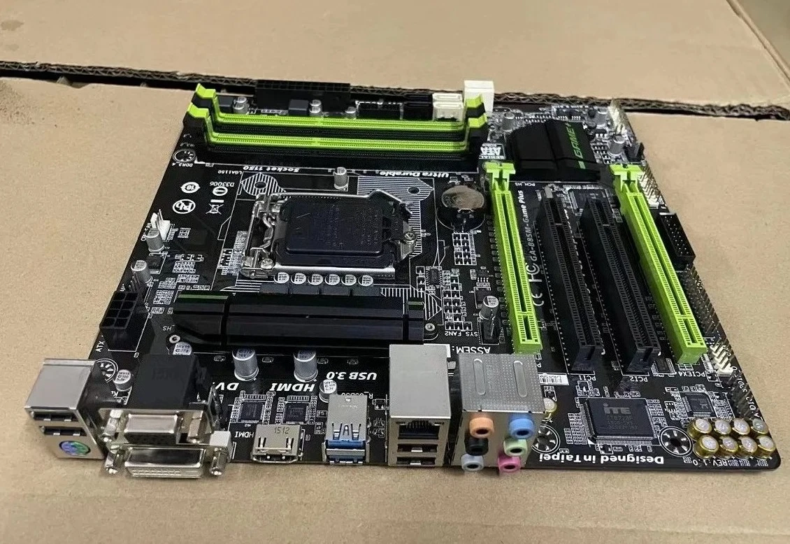

Новый для GIGABYTE B85M-GAME PLUS поддерживает двойные слоты PCI 1150 DDR3