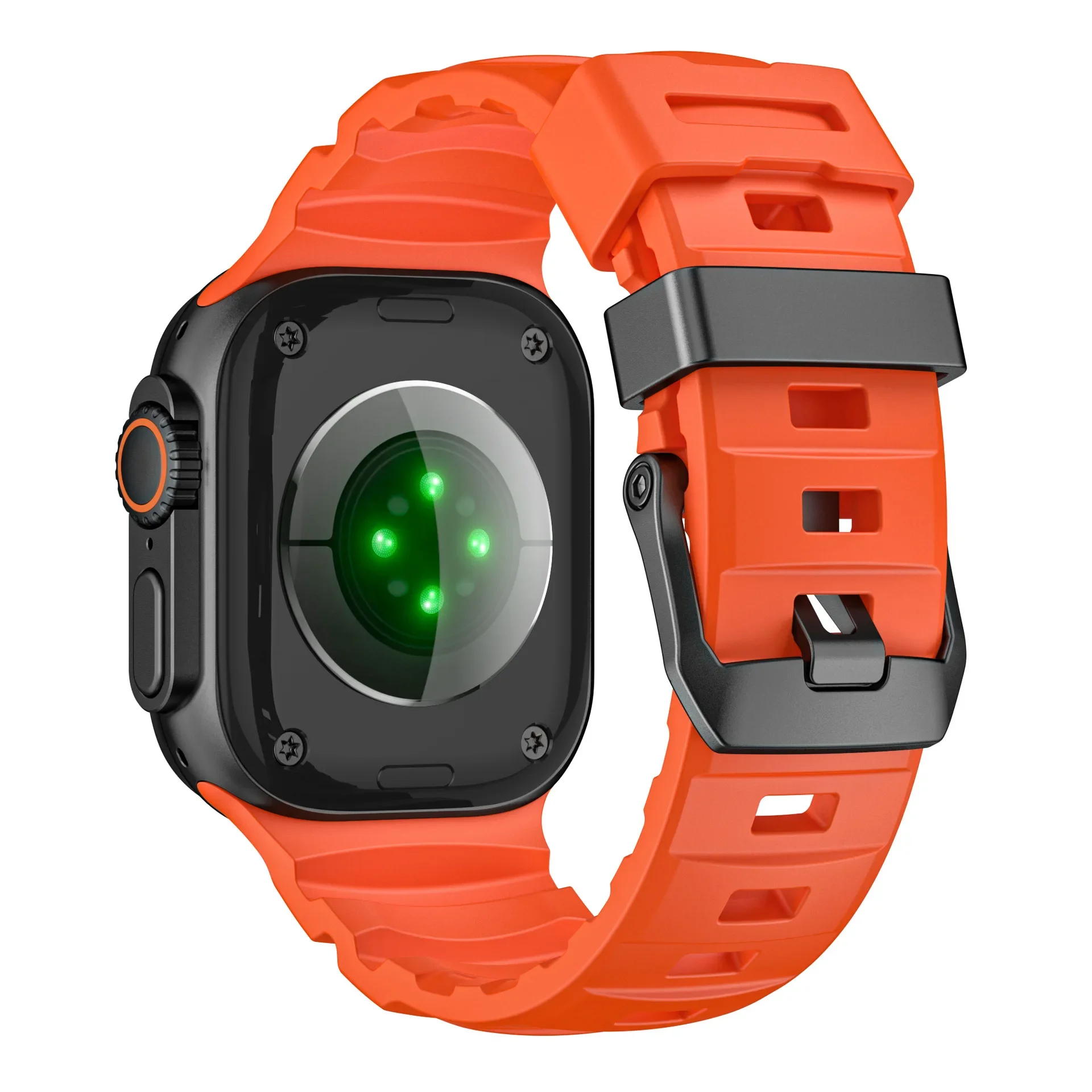 حزام رياضي لساعة أبل الترا 3 2 1 49/46/45/44 مللي متر سوار معصم من السيليكون Iwatch Series 11 10 9 8 7 6 SE3 5 4 سوار 2026