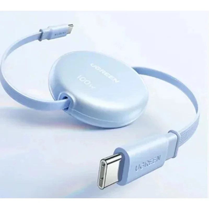 NEW UGREEN Nexode 100W Retractable USB C Cable 1m PD3.0 E Marker 480Mbps for Laptop Tablet Smartphone