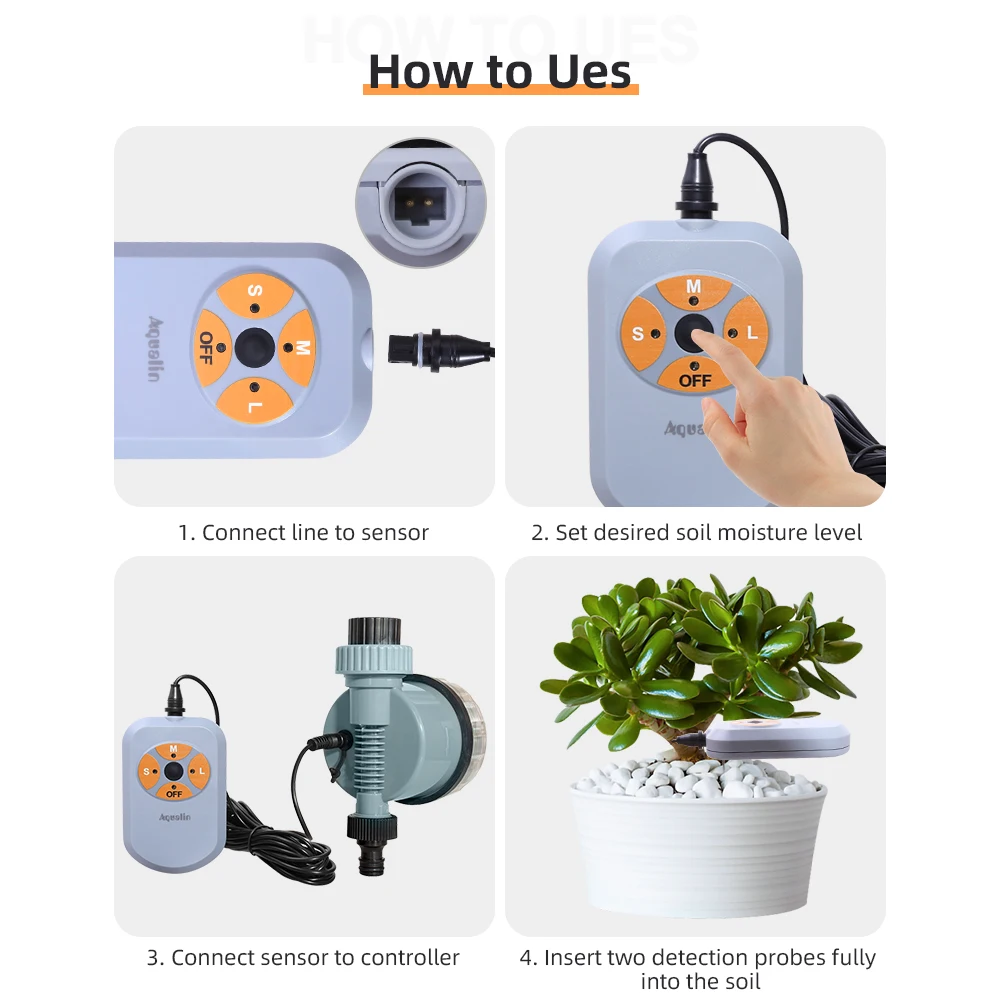 Soil Humidity Sensor Automatically Interrupt Watering System for Garden Plant Hygrometer Meter Water Analyzer Test Tool#21106