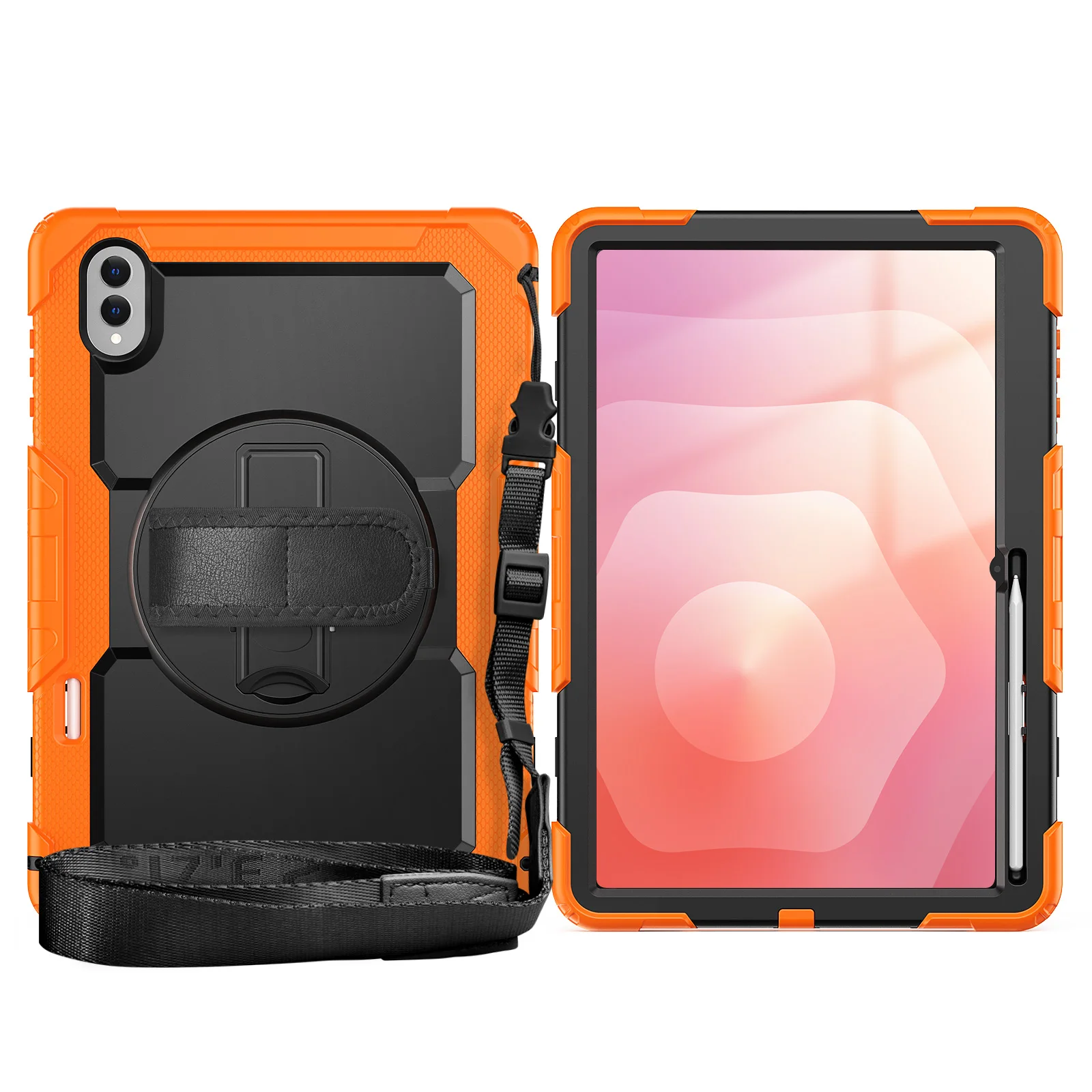 For Samsung Tab S11 11" SM-X730 X736 S11 Ultra 14.6" SM-X930 X936B Hand Shoulder Strap Stand Tablet Case Shockproof Rugged Funda