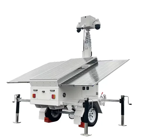 Standard Vehicle Mounted Telescopic Mast Mobile Trailer Tower
