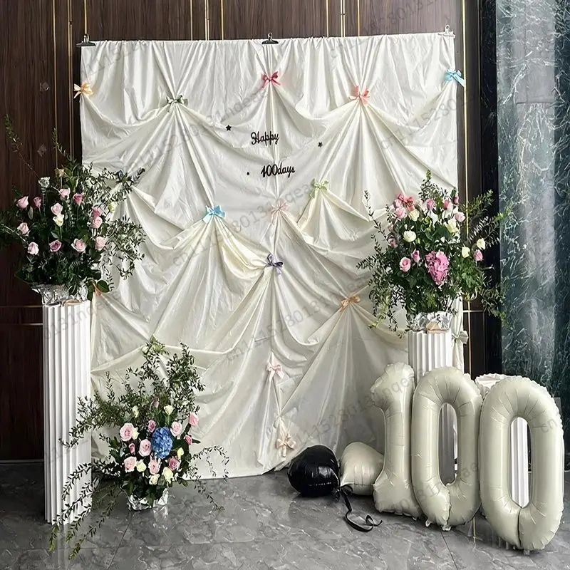 Wedding Stage Galvanized Telescopic Background Frame Adjustable Truss Frame Decorative Curtain Spray Paint Support Frame