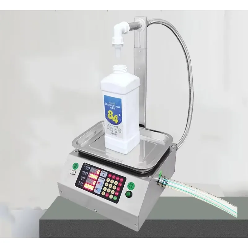 CSY-L17 Large Flow Weighing Type Small Automatic Quantitative Dispensing Liquid Laundry Detergent Filling Machine in Stock