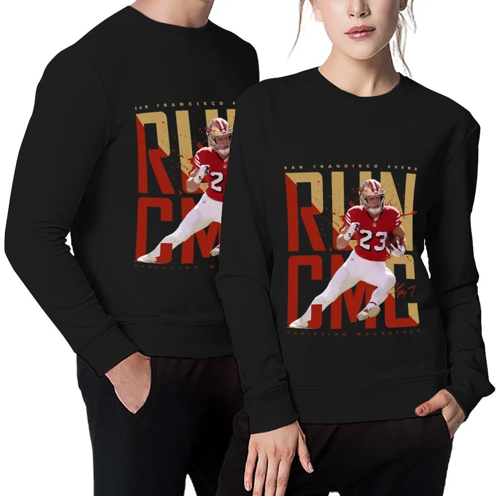

Chrístíán McCáffréy 49érs Pullover men's sweat-shirt set tracksuits men wear fashion men hooded sweatshirt