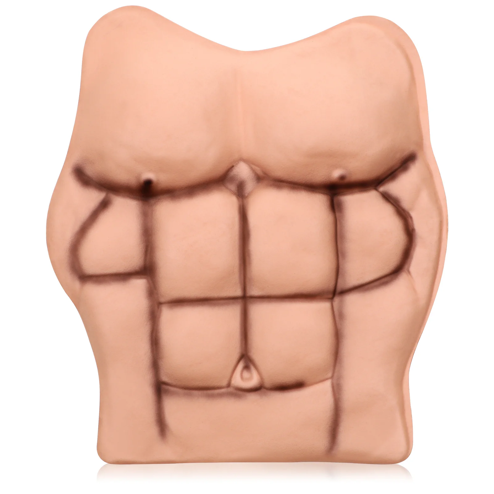 남성용 재미있는 가짜 근육 가슴 소품, 실제 같은 코스프레, 할로윈 파티, 의상, 카니발, 바 장식 액세서리