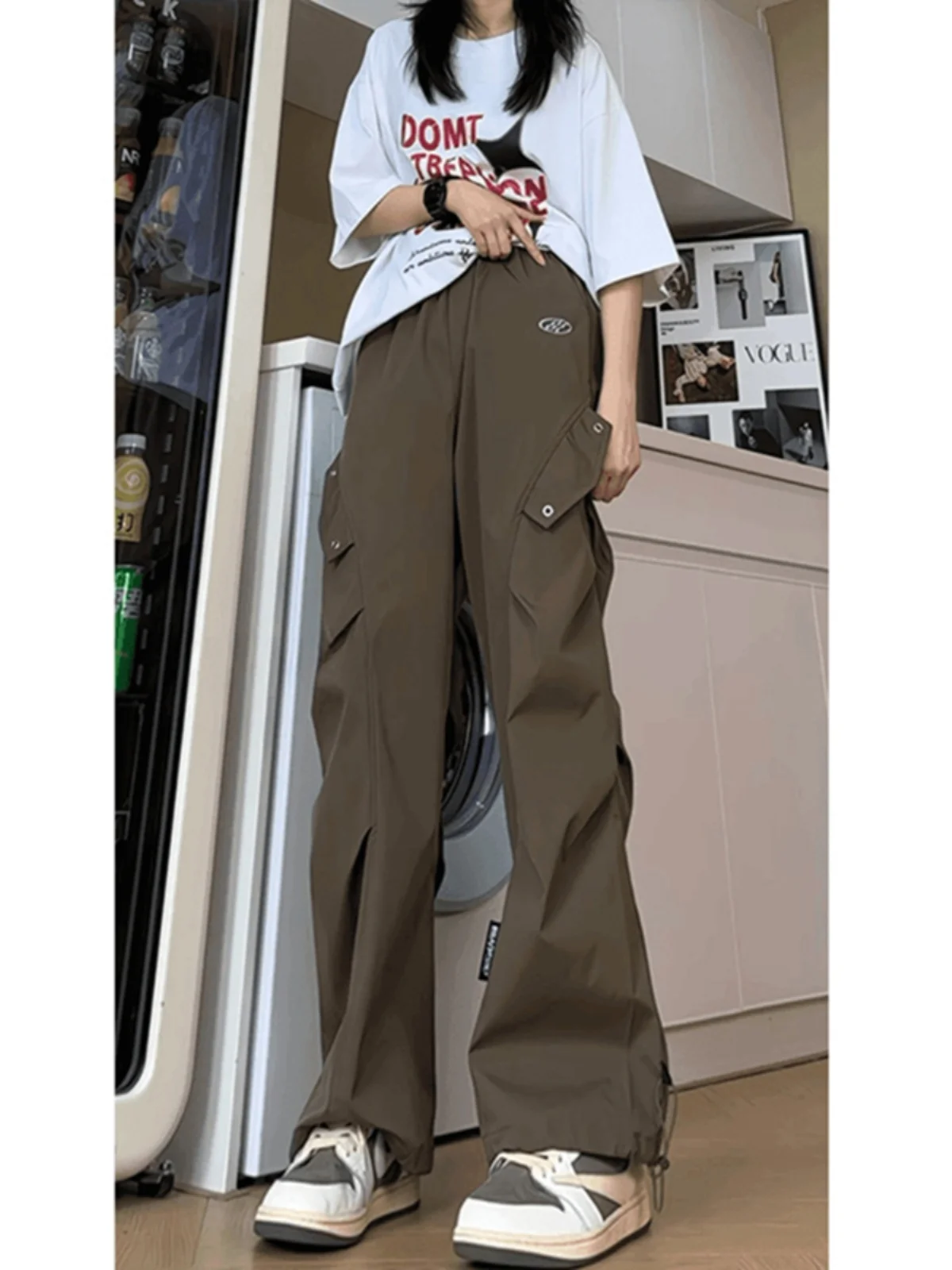 

Quick Dry Thin Work Trousers Men's Summer Lightweight Paratrooper Pants Wrinkle Resistant Outdoor Waterproof Windbreaker Trou...