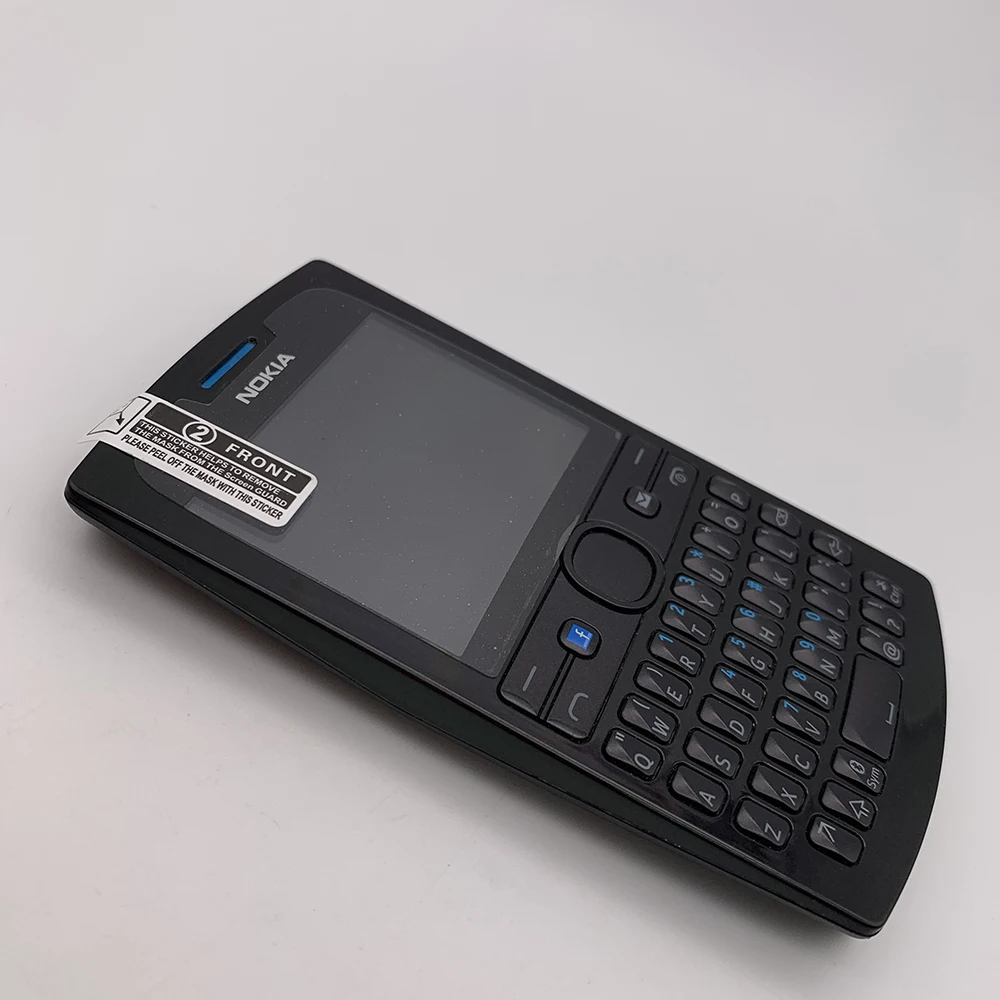 هاتف Nokia Asha 205 الأصلي مصنوع في فنلندا يدعم اللغة الإنجليزية بحالة جيدة