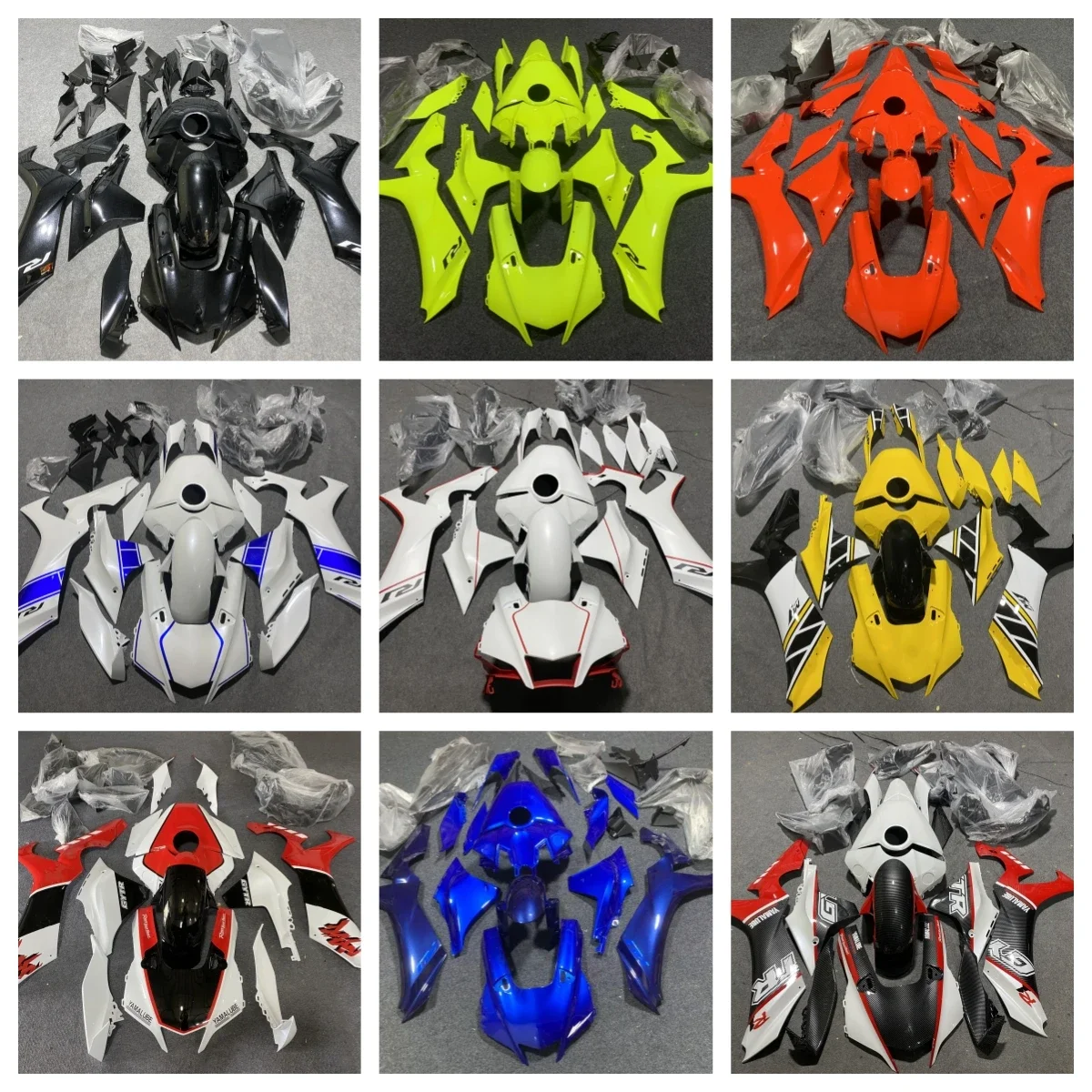 

Motorcycle Fairing Kit Fit For Yamaha YZF R1 2020 2021 2022 2023 2024 2025 YZF-R1 New ABS Full Set Fairings Painted Bodywork