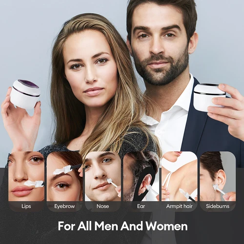 Imagen 2 del producto 40g Mini Silicone Bowl Wax Heater Waxing Kit Hair Removal Wax-melt Machine Wax Bean Depilatory Wax Warmer Wax Heating Pot Melter