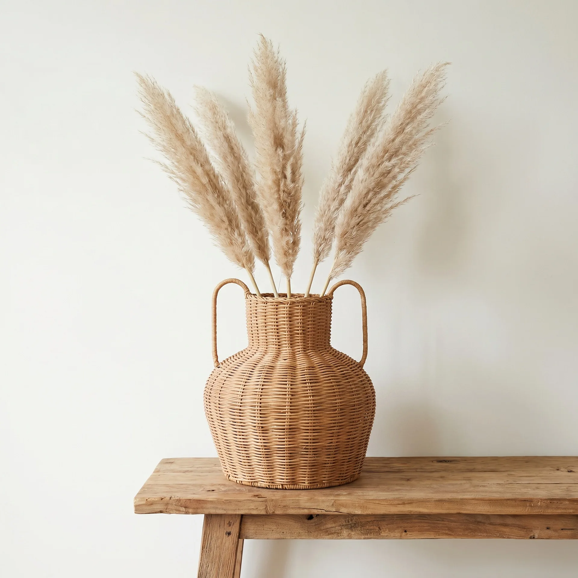 

Handmade rattan vase flower arrangement living room bedroom restaurant office hotel homestay decoration ornament