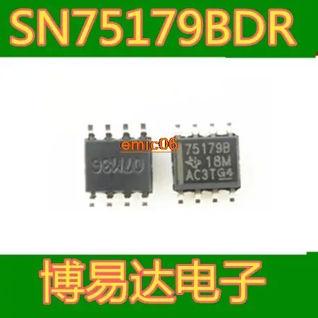 

10 шт. оригинальный запас 75179B SN75179BDR SN75179B SOP8
