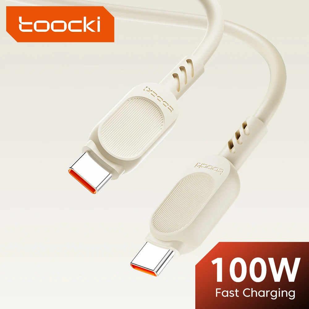 Toocki PD 100W 60W Type C To Type C Cable For Huawei Mate 40 30 Pro P50 40 30 Xiaomi11 10 Samsung S21 20 Fast Charge Phone Cable