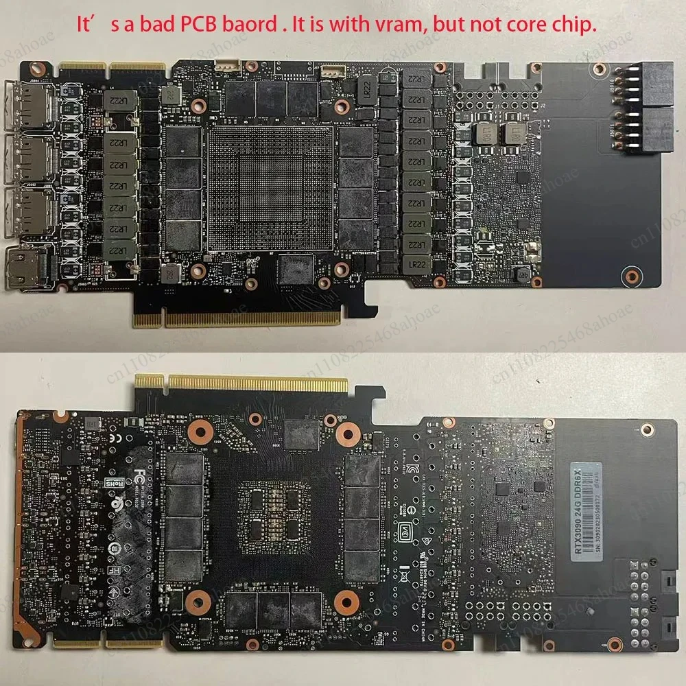 RTX3090 LHR GPU Heatsink Cooling Fan Replacement Accessory for Faulty PCB Board