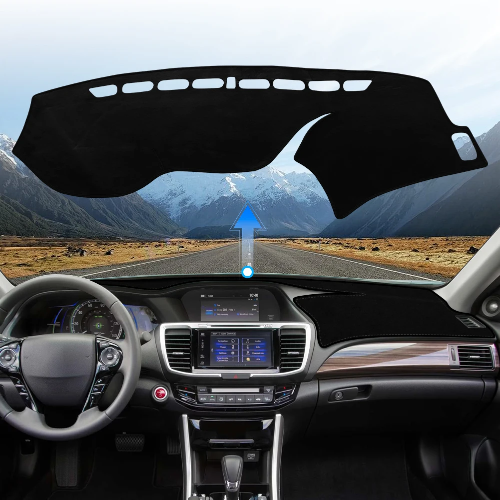 

For Honda Accord 2013-2017 Car Accessories Dashboard Cover Mat Sun Shade Reflect Light Non-Slip Pad Instrument Pan