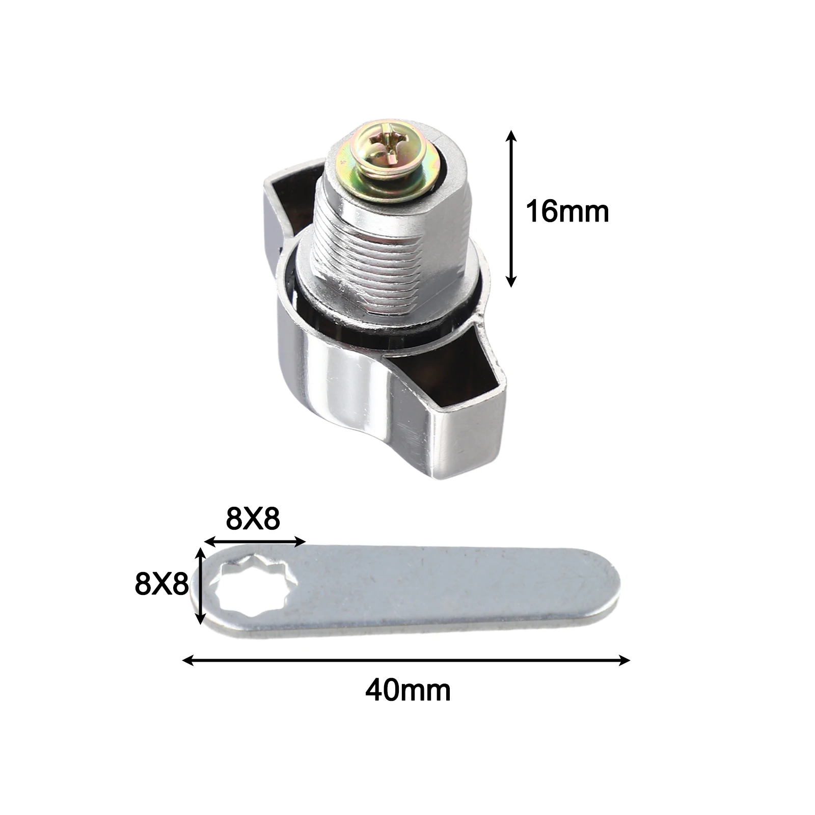 Cabinet Padlock Cabinet Cam Lock Indoor Cabinets Secure Furniture Lock Keyless Operation Long-lasting Durability