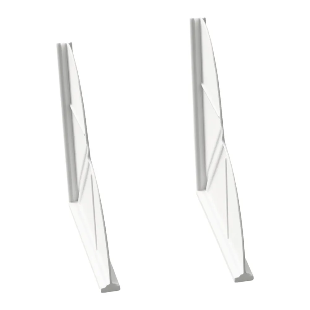 Shower For Splash Guard Kit with Multi-Purpose Baffle Area to Intercept Water Flow and Maintain Dry Bathroom Flooring