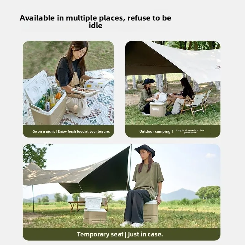 Trolley incubator, refrigerator, stall, car outdoor picnic camping, cold and fresh ice refrigerator