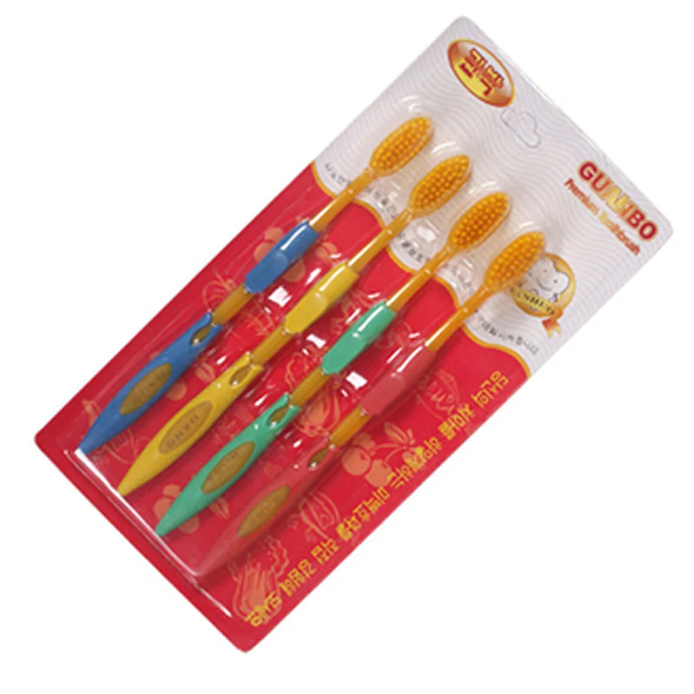 

4pcs/pack and Bristles Toothbrush for Deeply Cleaning Toothbrushes Soft Toothbrush Pack