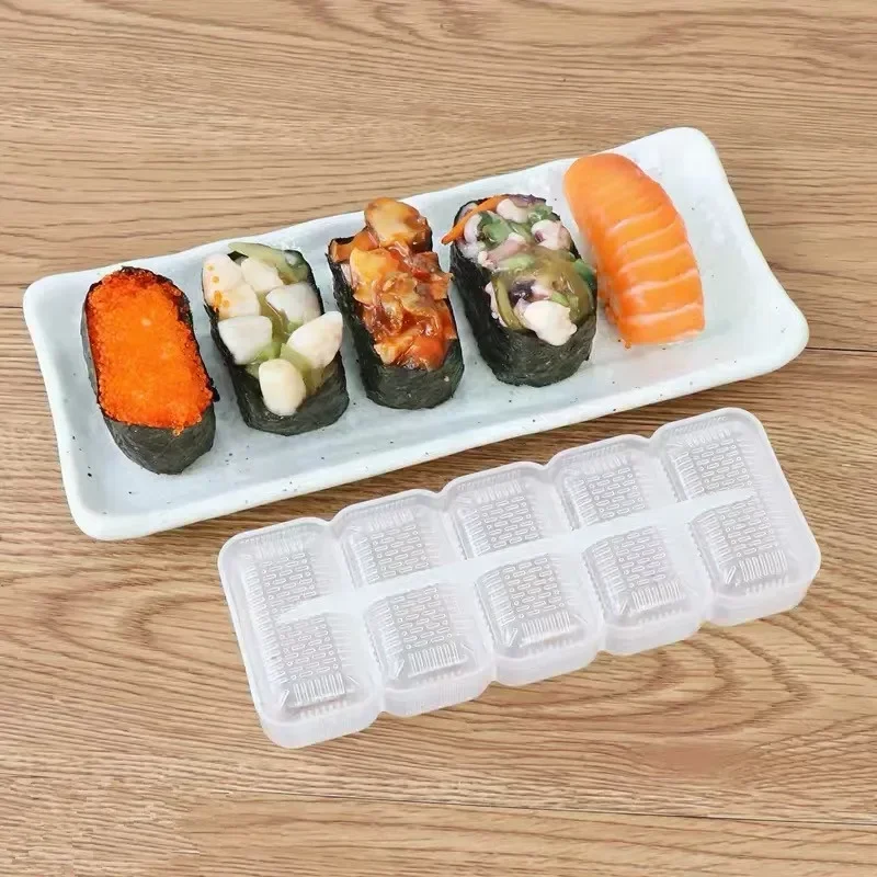 5/1 Grids Rice Ball Set Mini Square Sushi Roll Mold Bento Press Mold Japanese Food DIY Tools Restaurant Kitchen Accessories