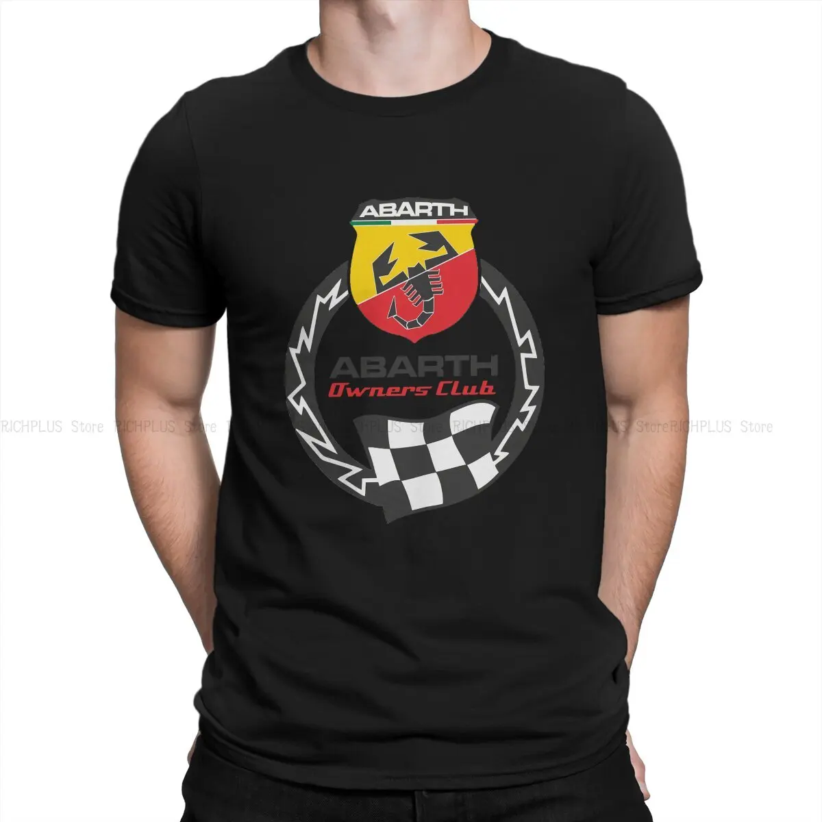 Vintage Unique TShirt Abarth Scorpion Casual Polyester T Shirt Summer T-shirt For Men Women