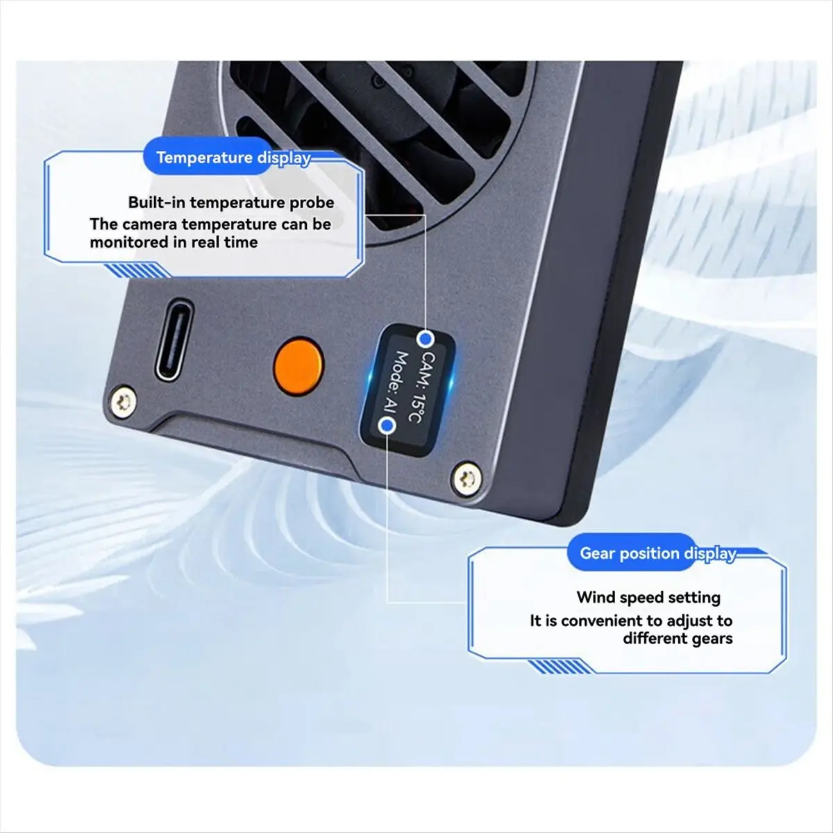 Camera Semiconductor Radiator for ZVE10/A7S3/A7C2/ R5/R6/R8 XT4 Photographic Equipment Camera Radiator [To&On-e]