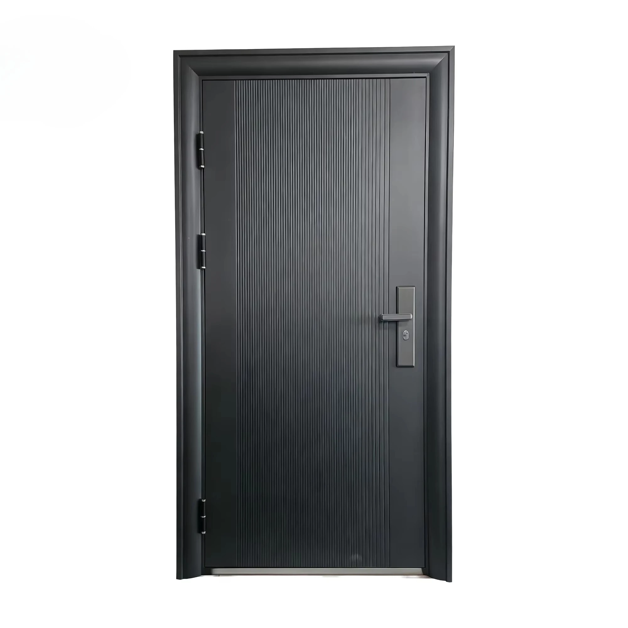 

Chinese factory low price low price steel external entrance anti-theft security door manual opening modern design apartment