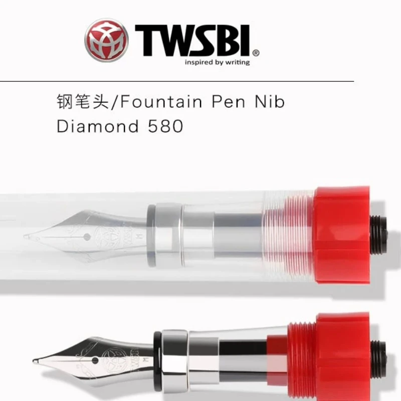 Twsbi Sanwentang Diamond 580 Fountain Pen Head Diamond 580al Piston Ink Bleeding Pen Nib VAC700R/Mini Pen Replacement Tip view 6