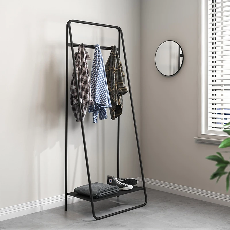 Nordic Simple Hanger Floor Hanging Hanger Hanging Clothes Rack Hanging Bag Rack Home Simple Modern Bedroom Coat Rack