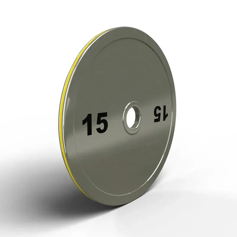 Gym Equipment Calibrated Kg Steel Plate Chrome Powerlifting Disc