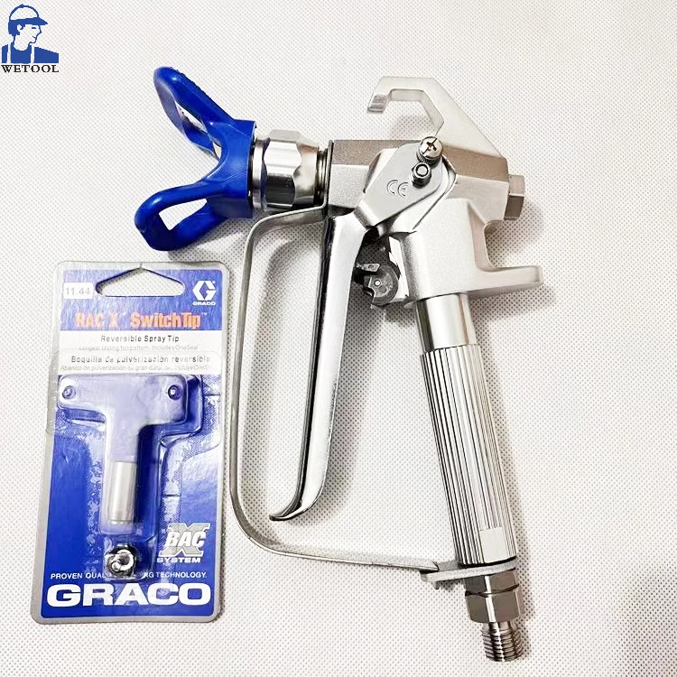 Wetool 3600PSI High Pressure Airless Paint Spray Gun With 517 Tip Nozzle Guard For Wagner Sprayer Airless Spraying Machine