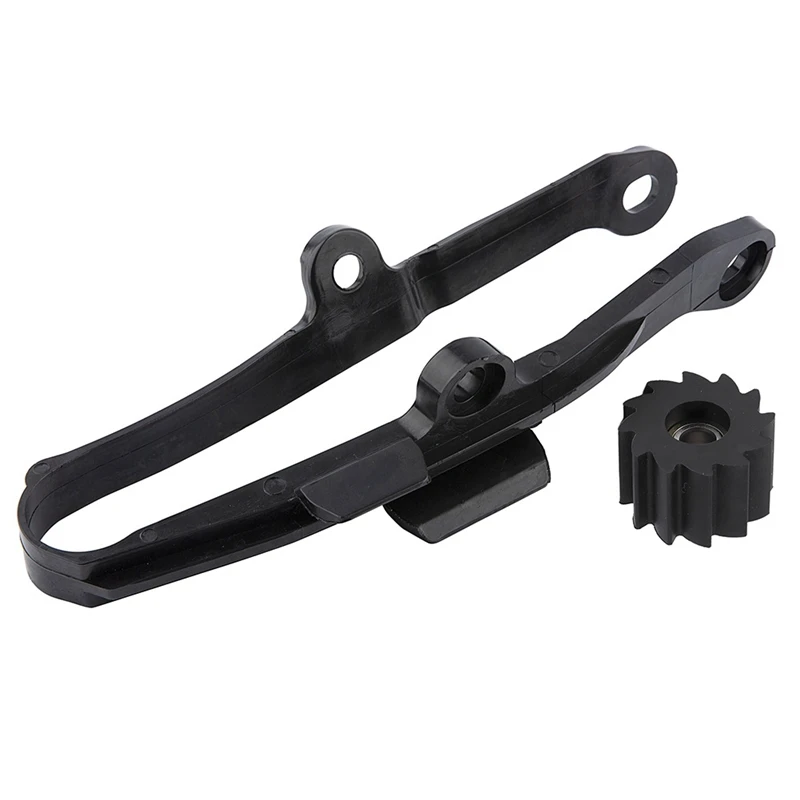 Super Sale 3PCS Motorcycle Plastic Chain Set with Flat Forks and Rubber Pads Guide Wheel for Kawasaki KX250F KX450F KLX450R