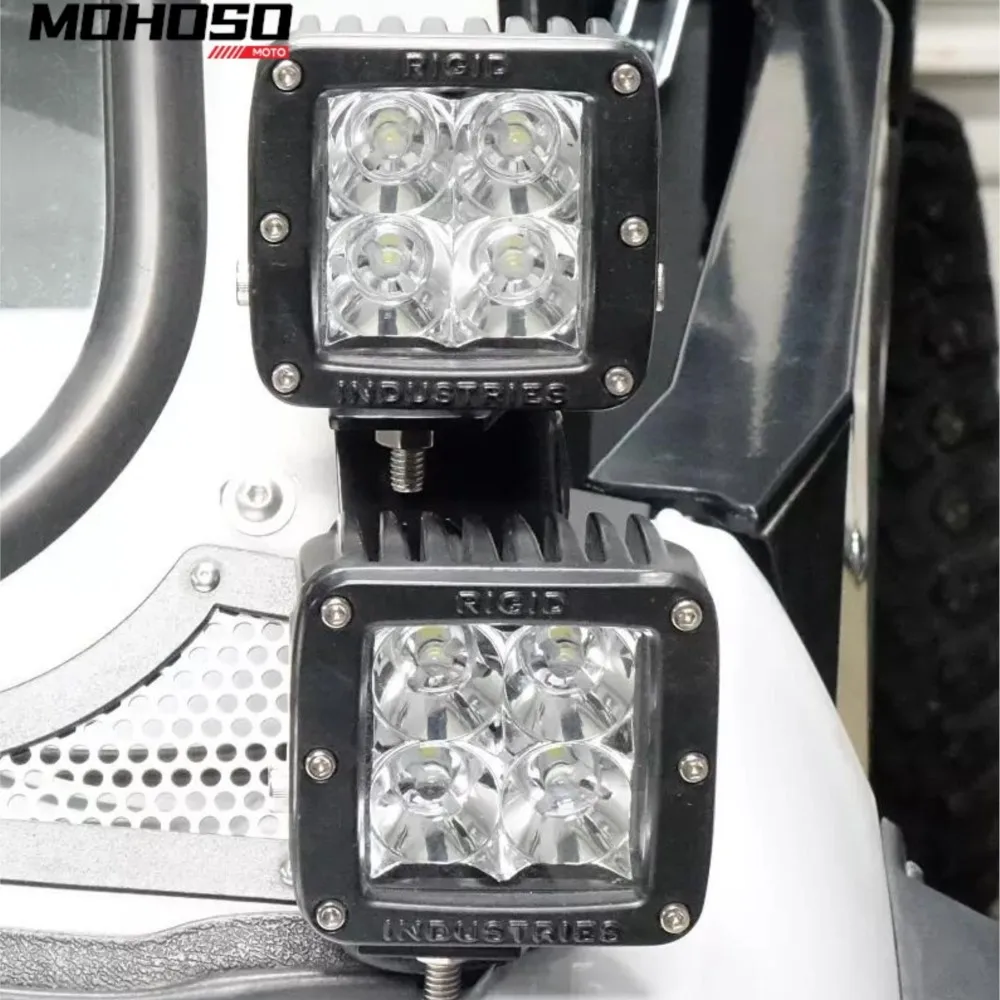 Fog Lamp Holder For Polaris RZR 1000 900 800 2008-2023 RZR XP 1000 2014-2024 NEW Dual Light Pod Roll Bar A Pillar Mount Brackets