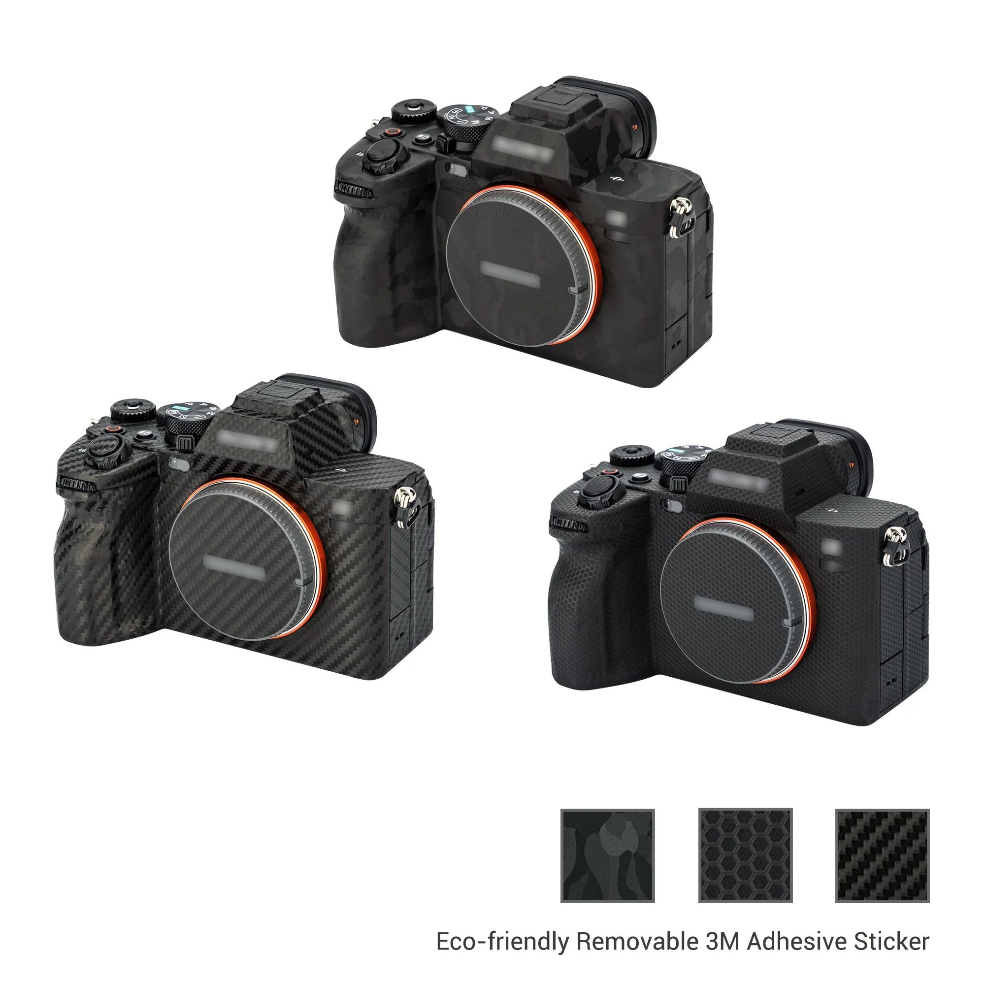 

Anti-Scratch Anti-Wear Camera Body Skin Cover Protector Film for Sony Alpha 7 IV/A7M4/A7IV Protective Decoration Shadow Black