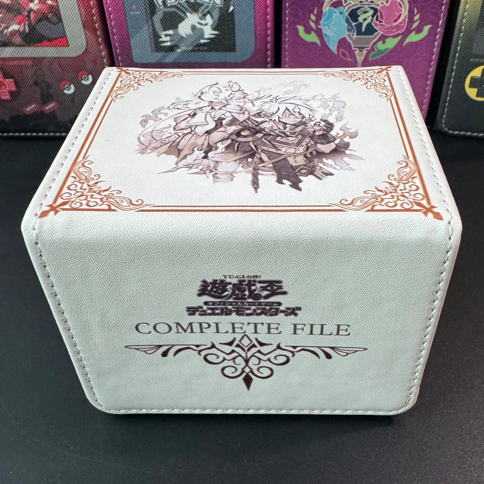 Diy Yu-Gi-Oh! The Fallen The Virtuous Card Storage Box Ygo Incredible Ecclesia High-End Leather Card Storage Box Gift Toys