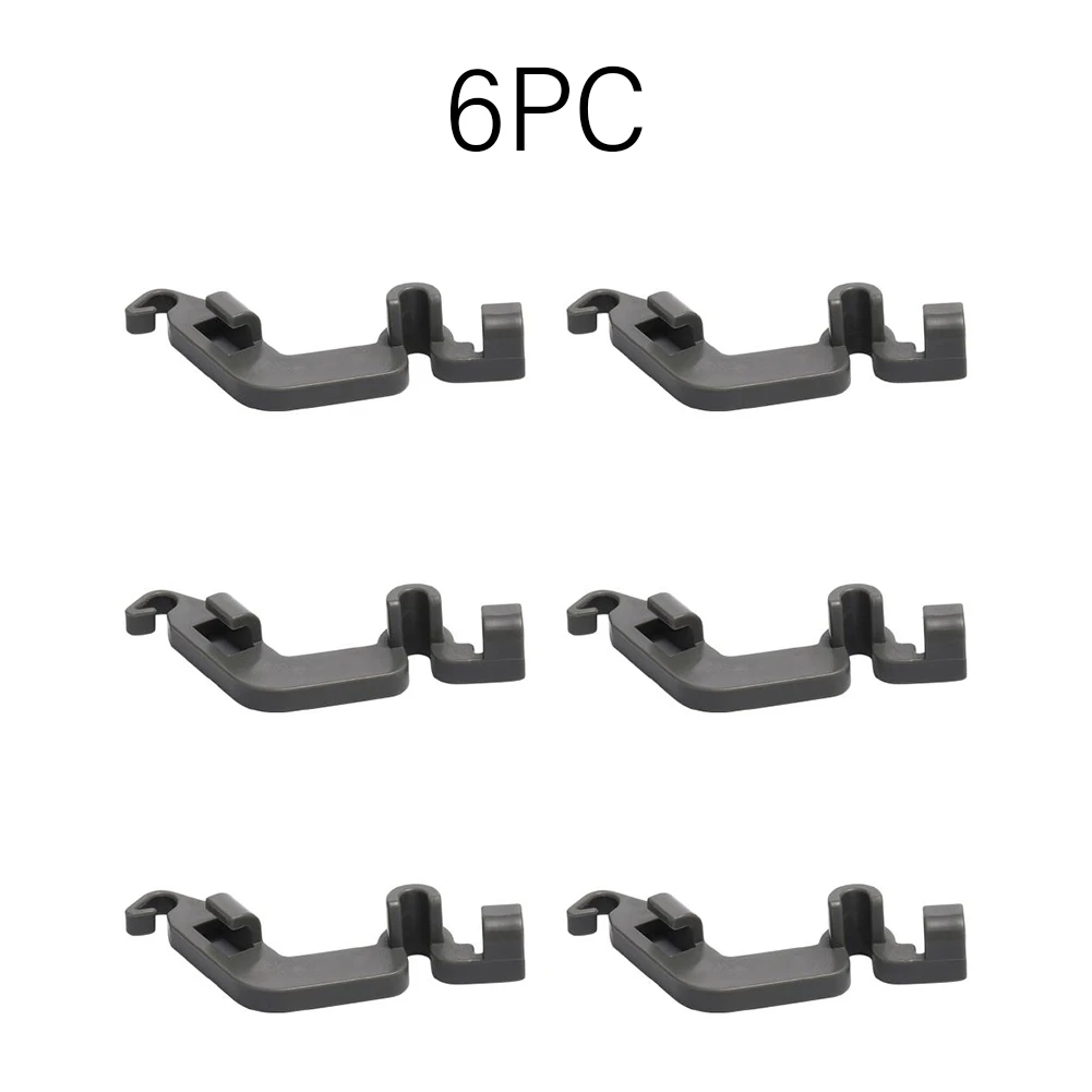 For Kenmore Dishwasher Tine Pivot Clip Set of 6 W10082853 for Effortless Installation and Optimal Functionality