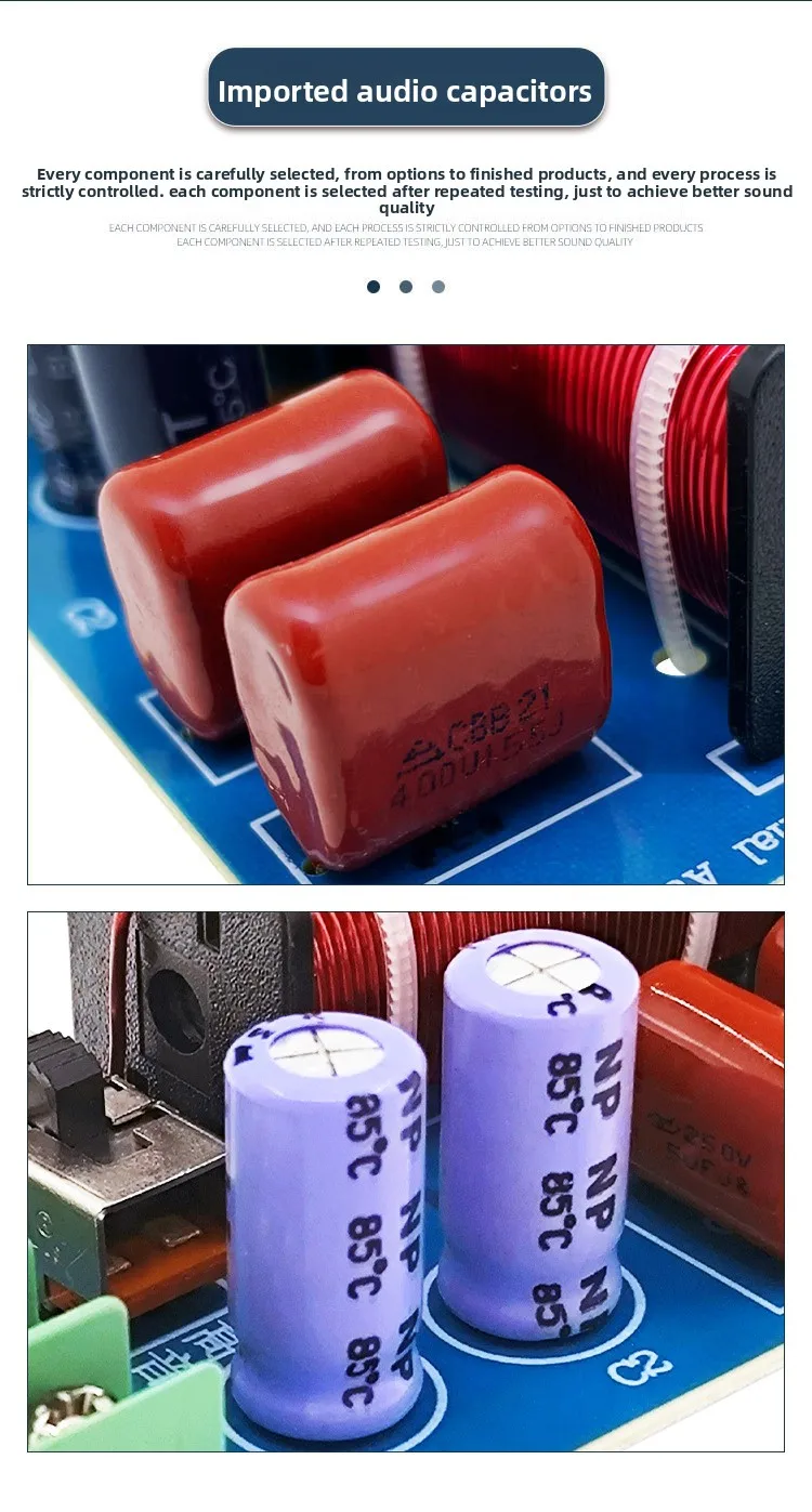 MW Audio 2 Stück Einstellbarer Koaxial-Lautsprecher-Frequenzweiche, Hi/Mid/Low Frequenzteiler für Professionelles Audio – Detail 8