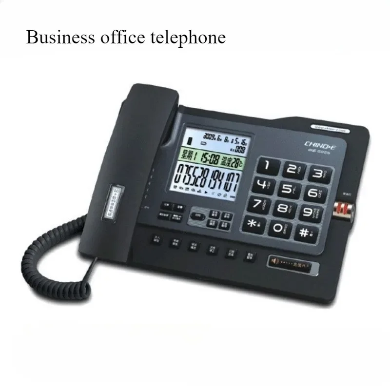 G026 Business Office Home Phone Black Fixed Landline Voice Number Blacklist Call Display Dual Interface No Disturb