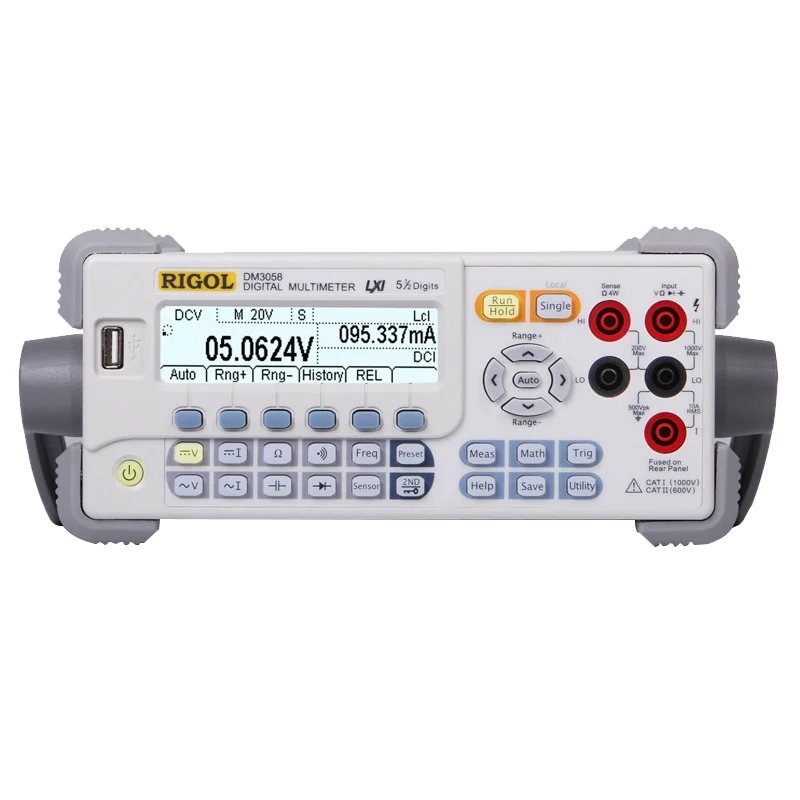 Desktop Digital Multimeter DM3058/DM3068/3058E Dual Display Measures Voltage Current Resistance Temperature Humidity