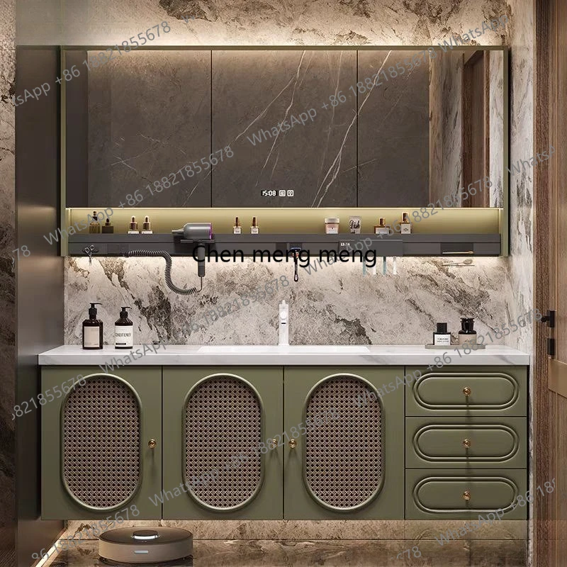 

French style Bathroom Cabinets design minimalist Homestay Advanced Bathroom Cabinets Creative Home Furniture Gabinetti