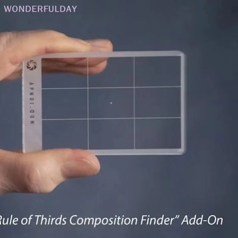 New 1/3Pcs Viewfinders Fibonacci Composition View Finder Golden Ratio Photo Viewing Positioning Ruler Viewer Positioning Ruler