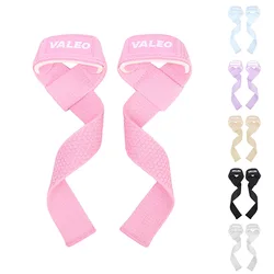 1Pair Weightlifting Wrist Straps Strength Training Adjustable Non-slip Gym Fitness Lifting Strap Wrist Support Sports Grip Band