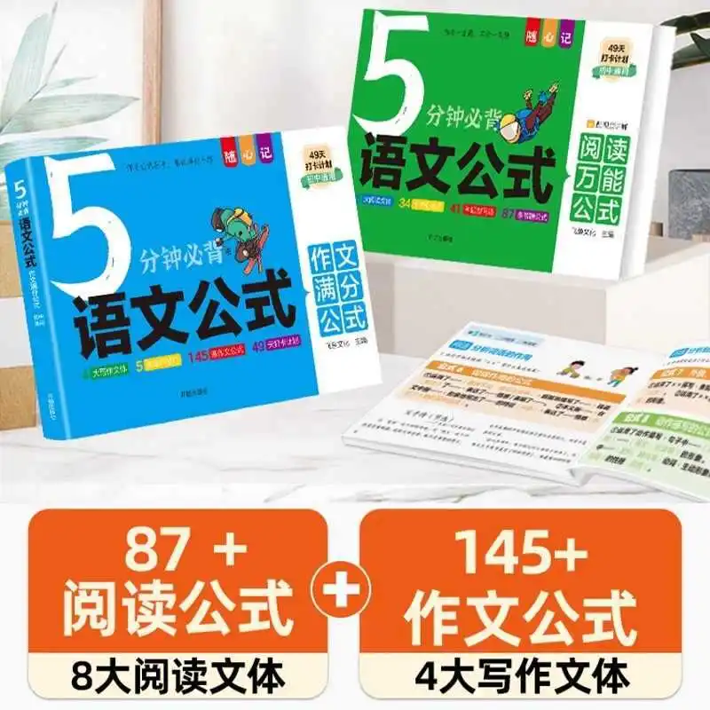 Primary and Middle School Students Must Memorize Chinese Language Formulas, Three Paragraph Compositions, Reading Comprehension