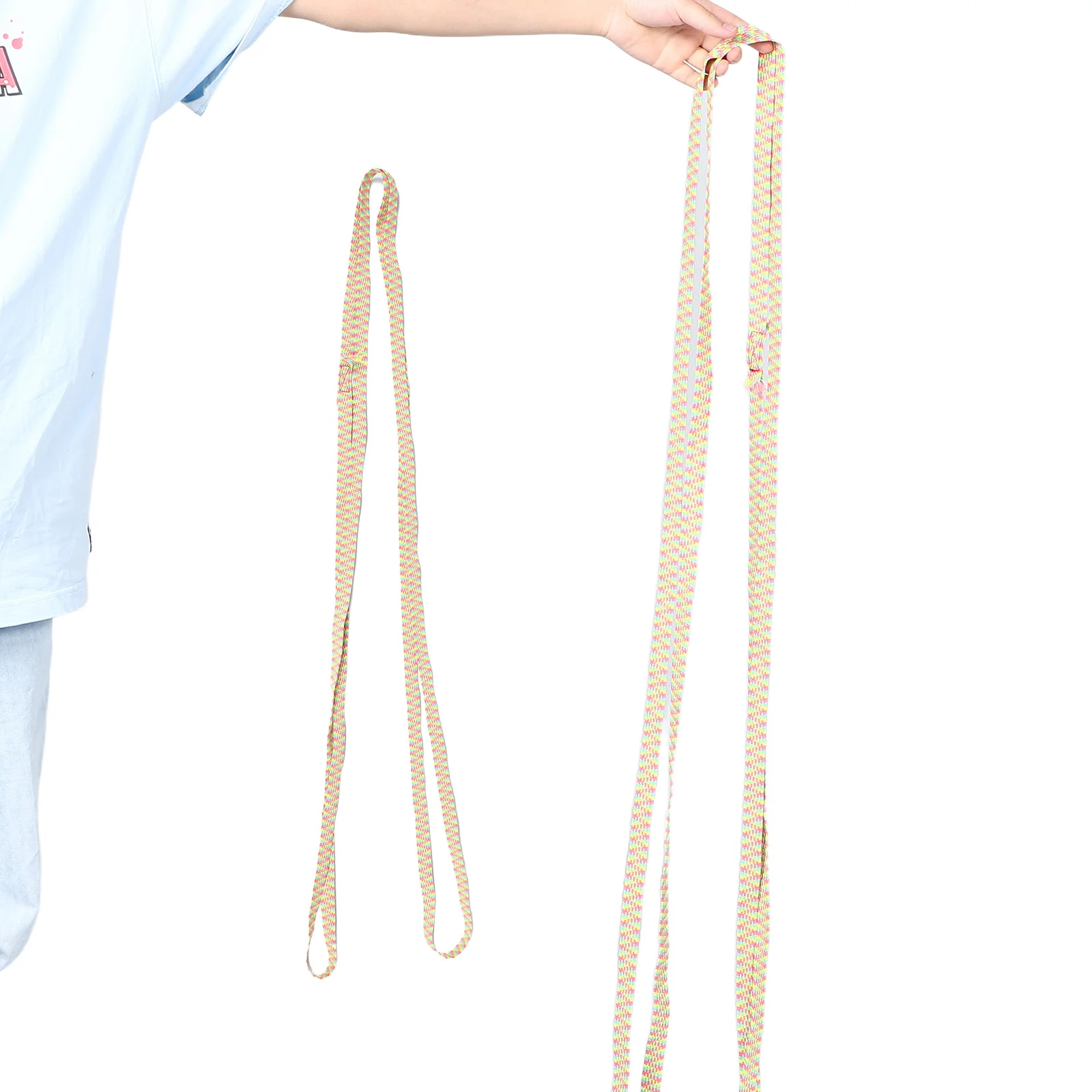 

Durable Colorful Elastic Jump Rope for Kids High Elasticity Lightweight Skipping Rope for Training