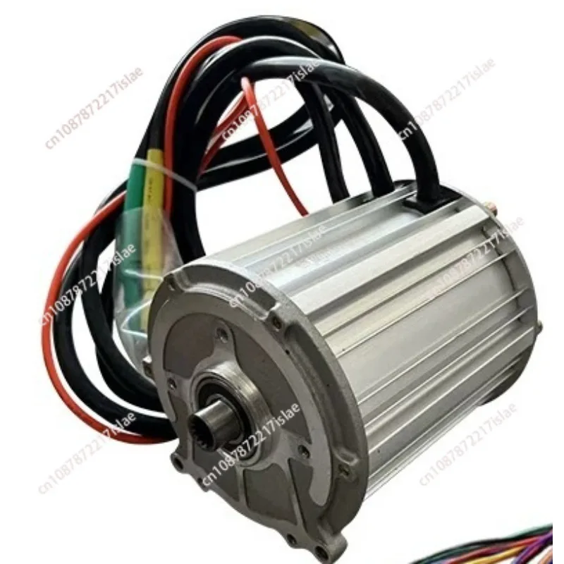60V 72V 2000W 14 Tooth Internal Spline Motor, Permanent Magnet Synchronous Motor with Controller for Tricycle Quadricycle