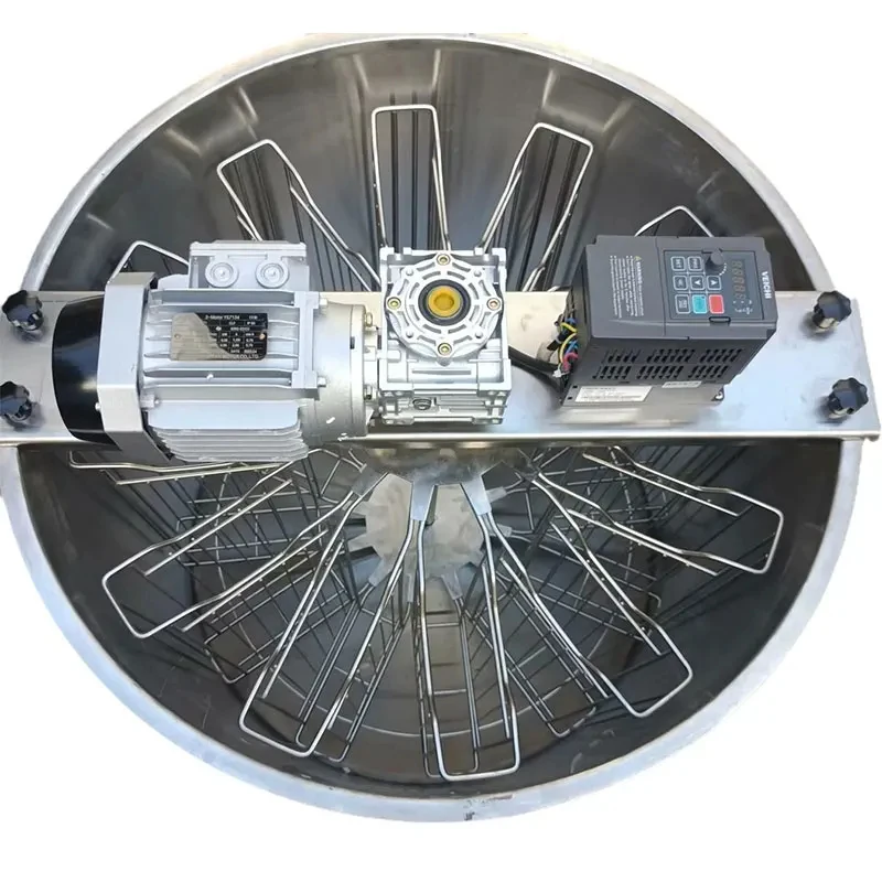 -Frame Automatic Honey Extractor: Stainls Steel Centrifuge hine with Motor Profsional Beekeeping Equipment