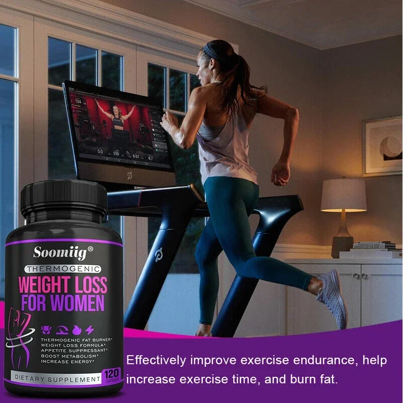 Premium Fat Burner for Women - Weight Loss, Appetite Suppressant, Cleansing and Detoxification, Metabolism Boost, Energy