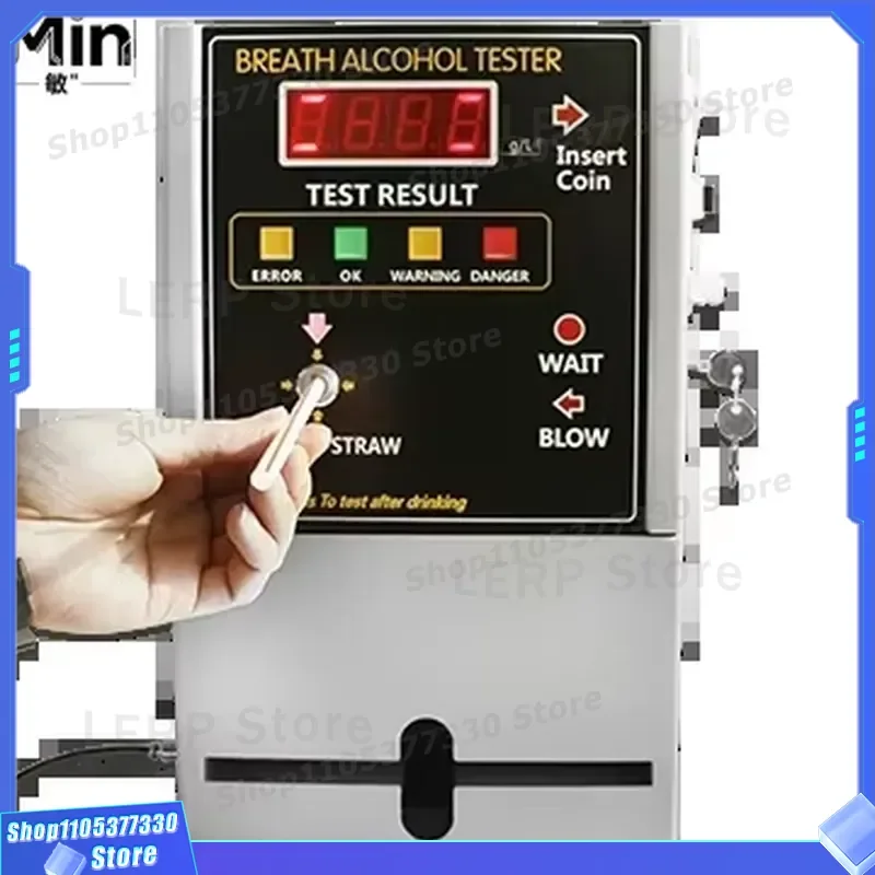 WG319 Coin Operated Breathalyzer | Wall-Mounted Tester | Public Use Detector | OEM & ODM Services