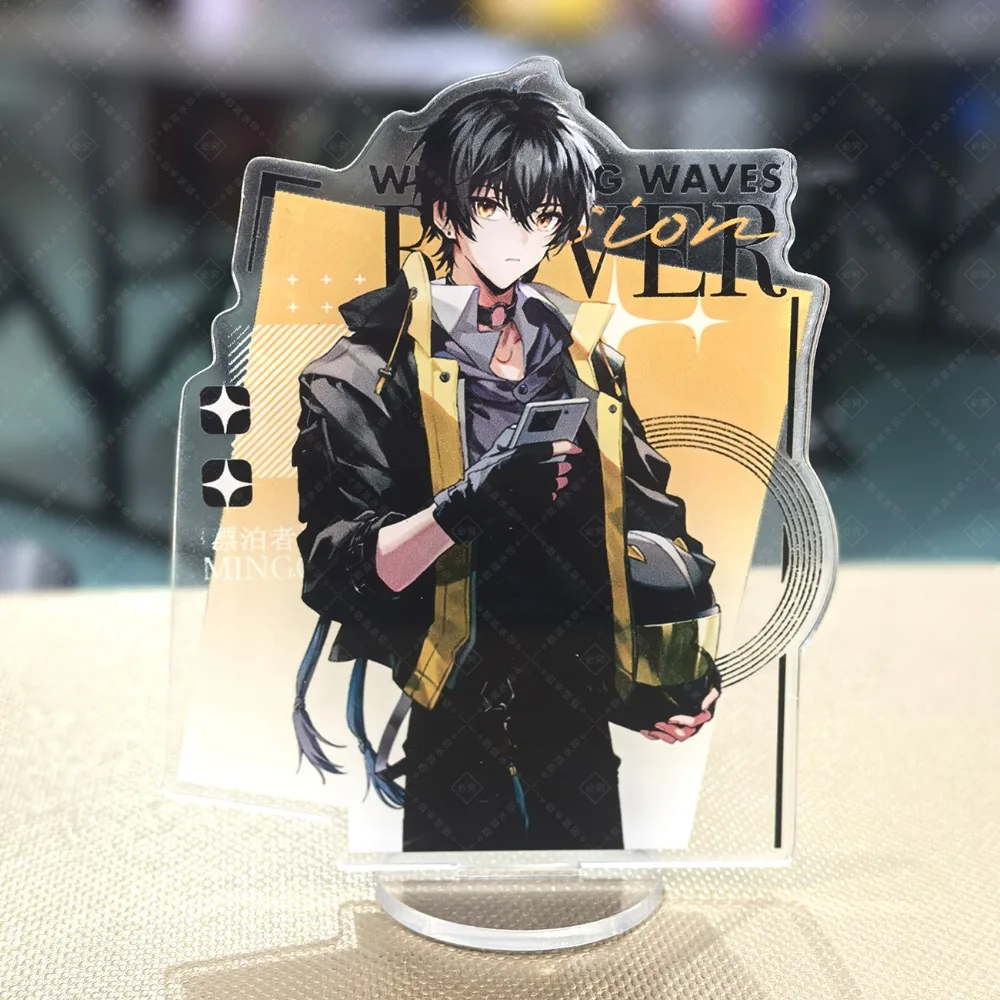 وسيم Wuthering موجات جيان روفر شخصية حامل تصميم الاكريليك الدائمة اللوحة سطح المكتب الديكور المشجعين جمع الهدايا #6