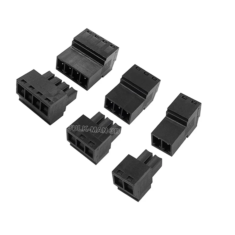10 set/lotto maschio e femmina PCB senza saldatura morsettiera Plug-in passo 3.81mm 5.08mm pin 2P 3P 4P 2 presa EDGRK